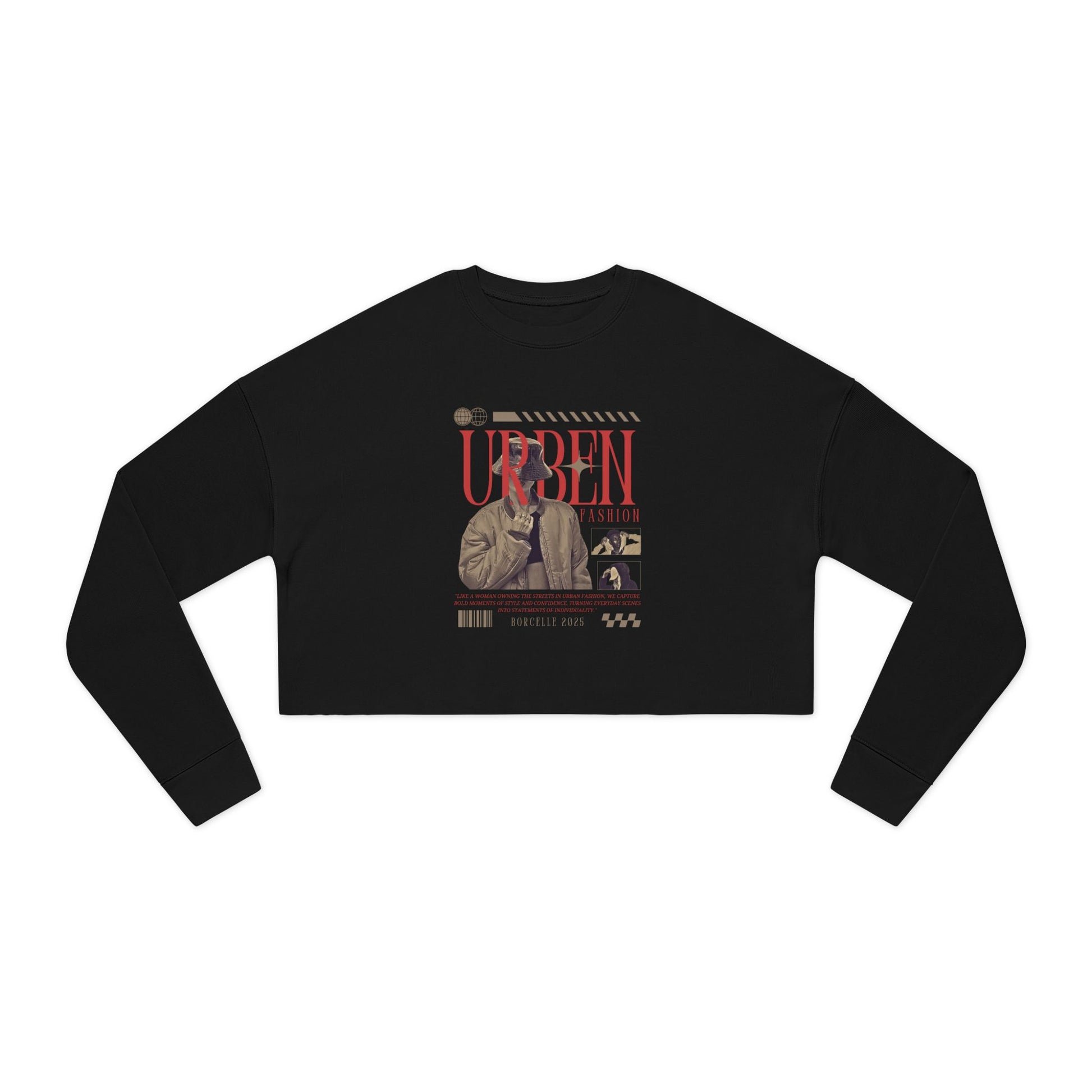 Urban Vibe Women's Cropped Sweatshirt