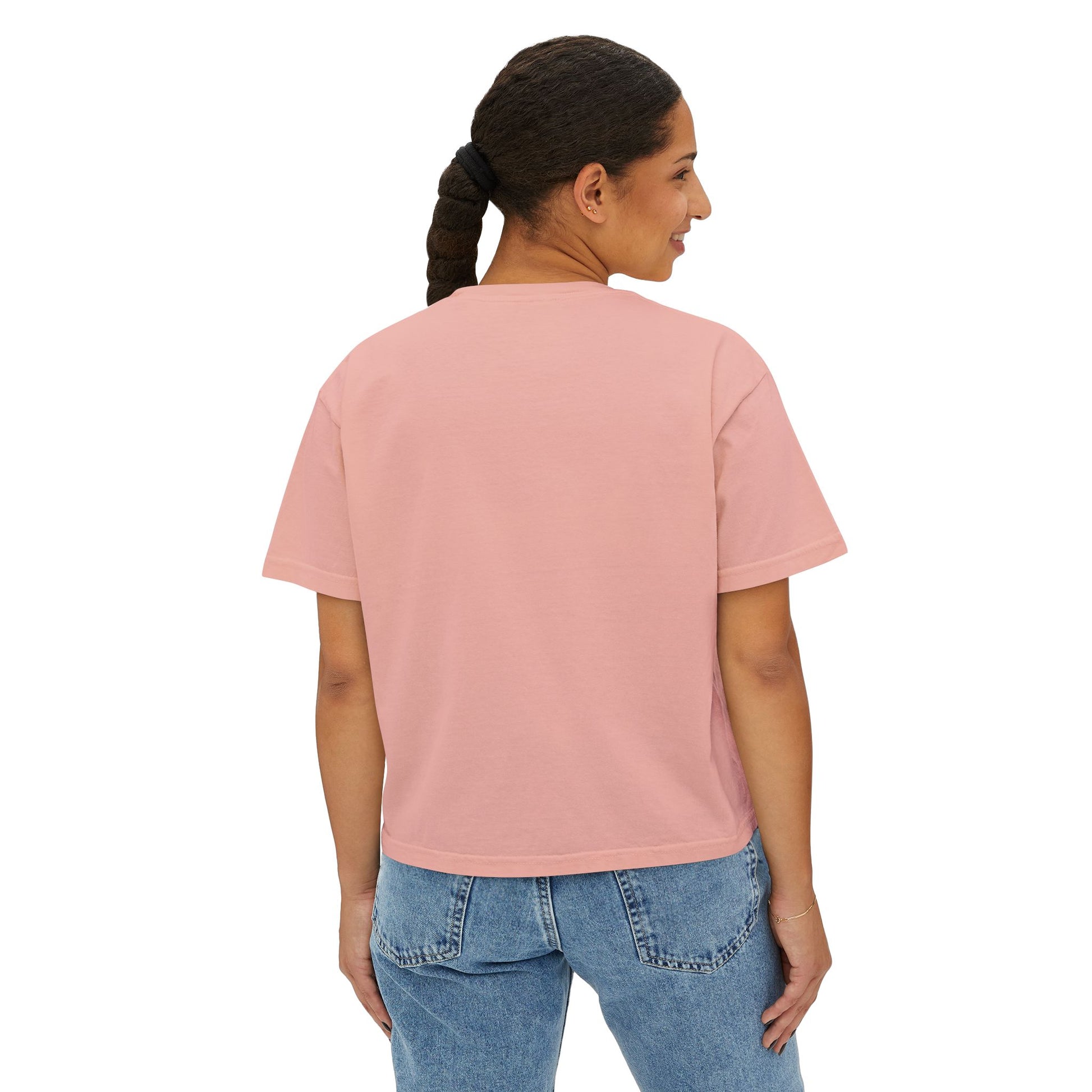 Floral Women’s Boxy Tee, Casual Style, Spring Fashion, Graphic Tee, Gift for Her, Eco-Friendly T-Shirt