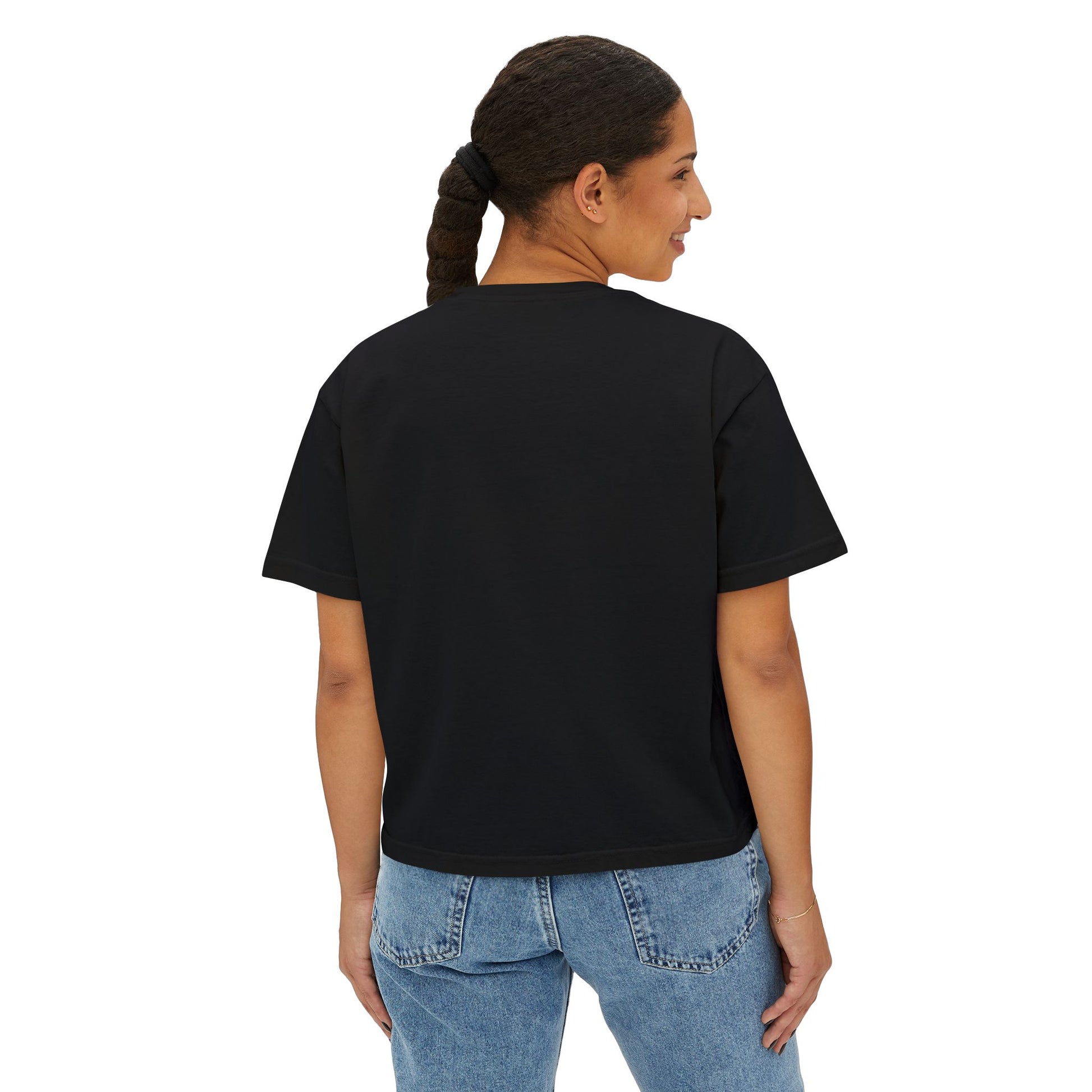 Floral Women’s Boxy Tee, Casual Style, Spring Fashion, Graphic Tee, Gift for Her, Eco-Friendly T-Shirt