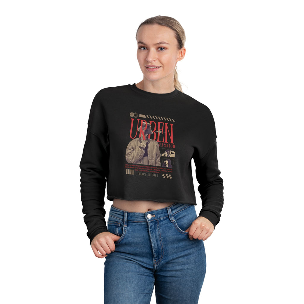 Urban Vibe Women's Cropped Sweatshirt