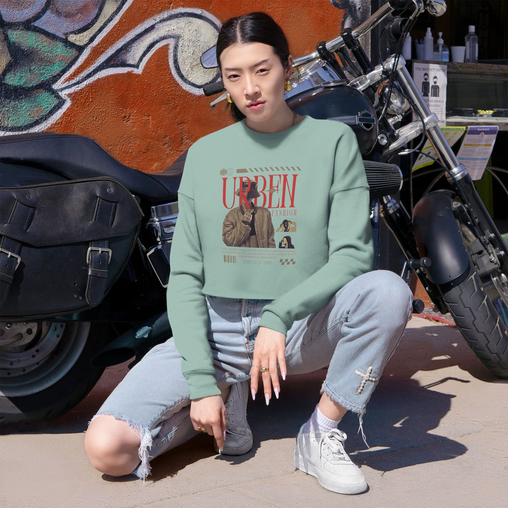 Urban Vibe Women's Cropped Sweatshirt